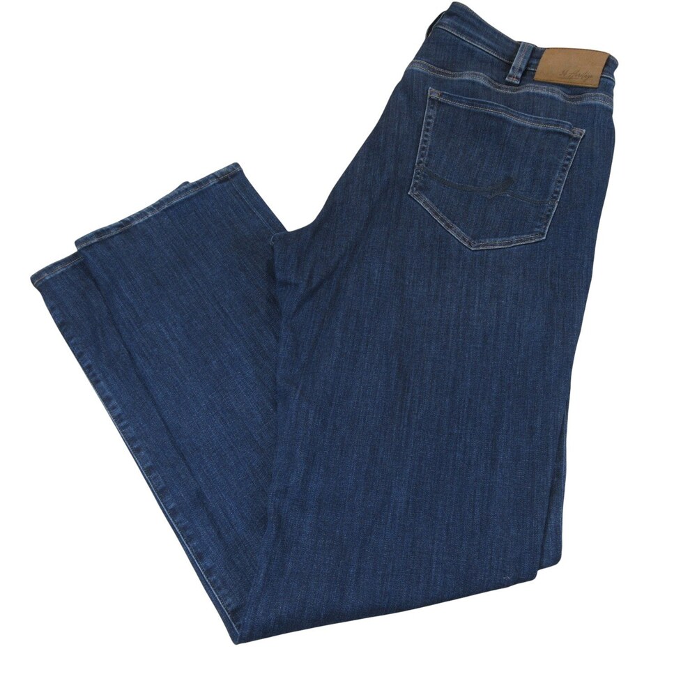 34 Heritage Mens Charisma Jeans 38 x 36 Comfort Dark Blue Stretch Lyocell Cotton